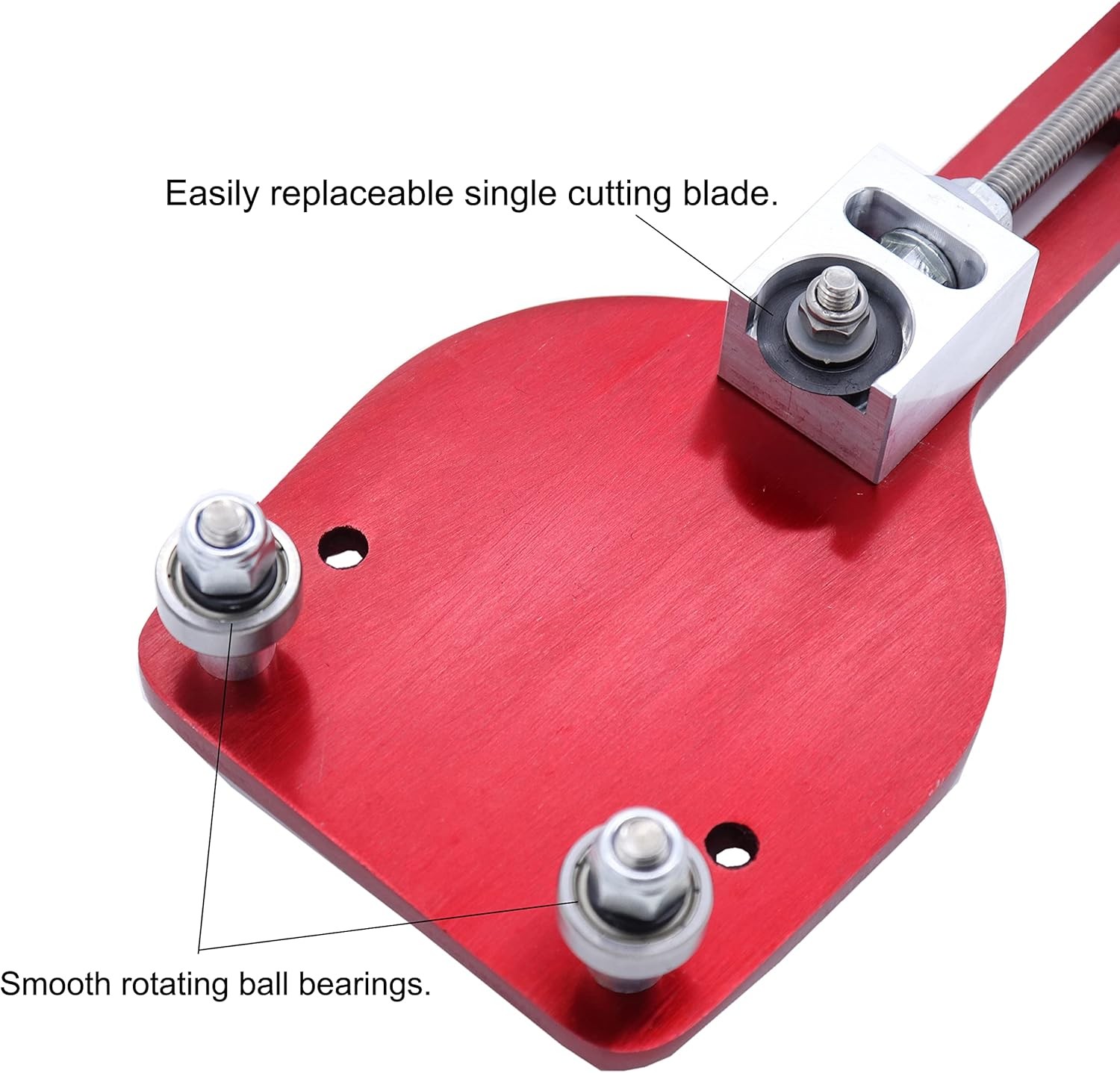 MOCW 77750 Oil Filter Cutter Billet Aluminum Universal Red