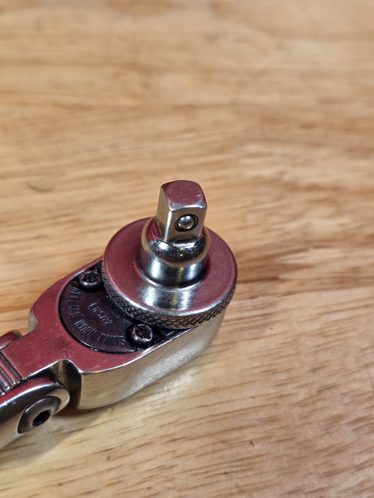 Snap-on THLX72 1/4″ Locking Flex Head Soft Grip Ratchet RED & Blue-Point Spinner