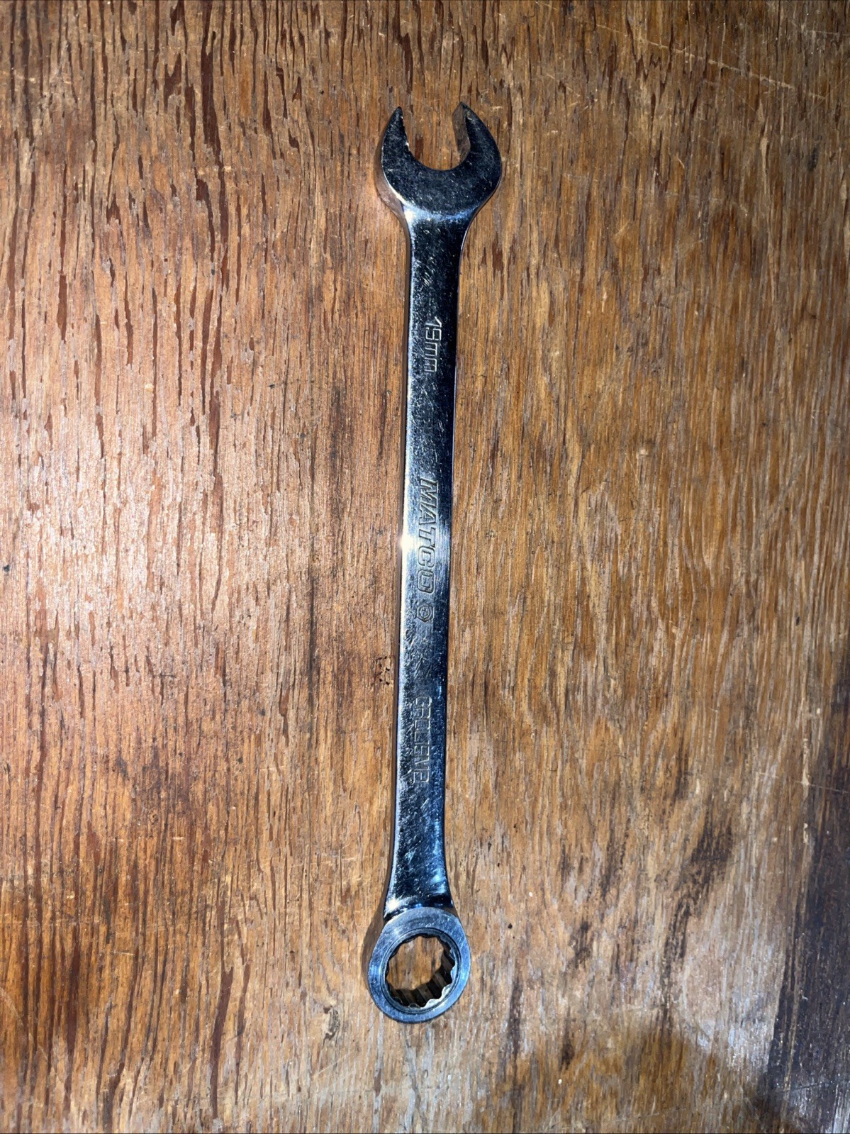 MATCO TOOLS – 19mm Ratcheting Combination Wrench, 12pt, GRCL19M2
