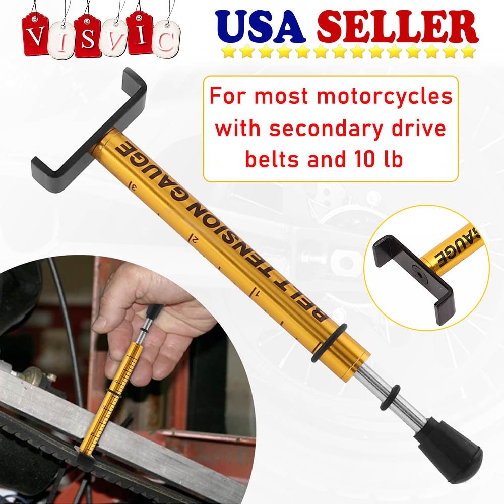 Adjustable Belt Tension Gauge Tool For Harley David/son & All Belt Drive Bikes💐