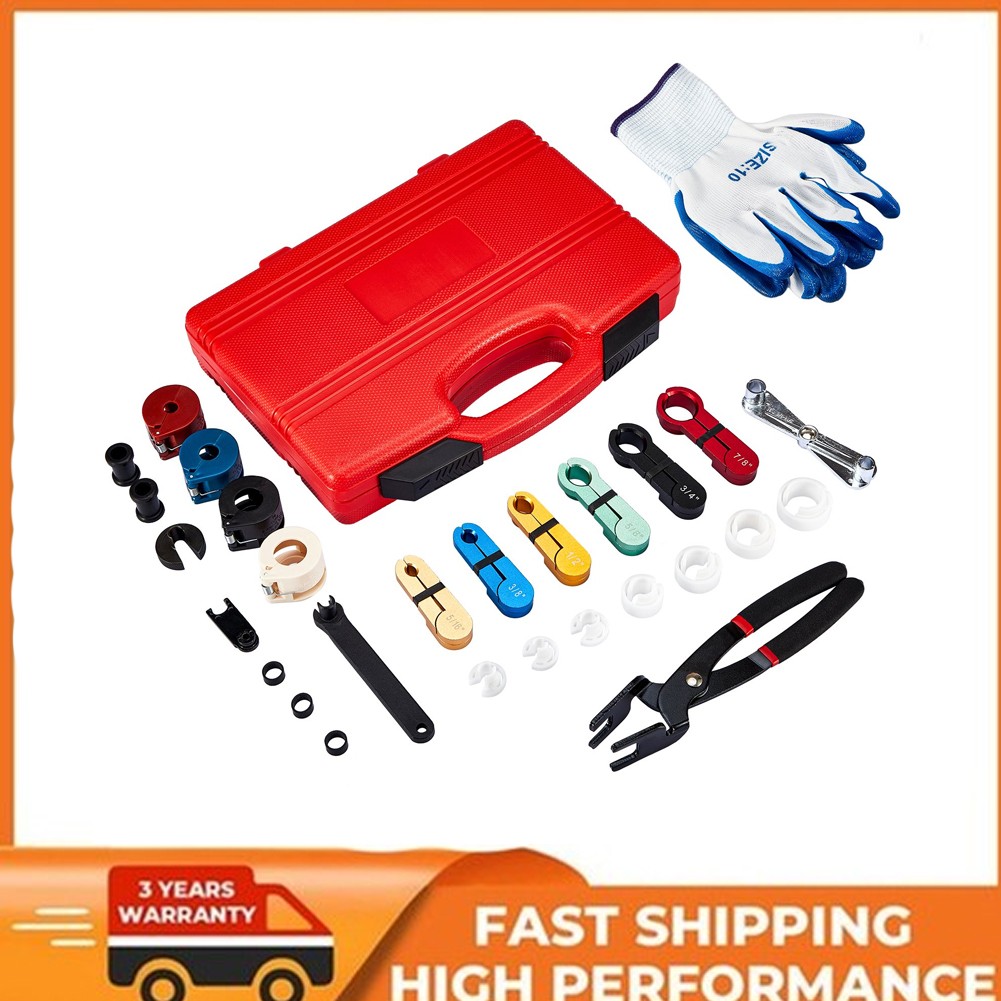 Fuel Line Disconnect Tool Set, 28 in 1 Master Quick Disconnect Tool Repair New