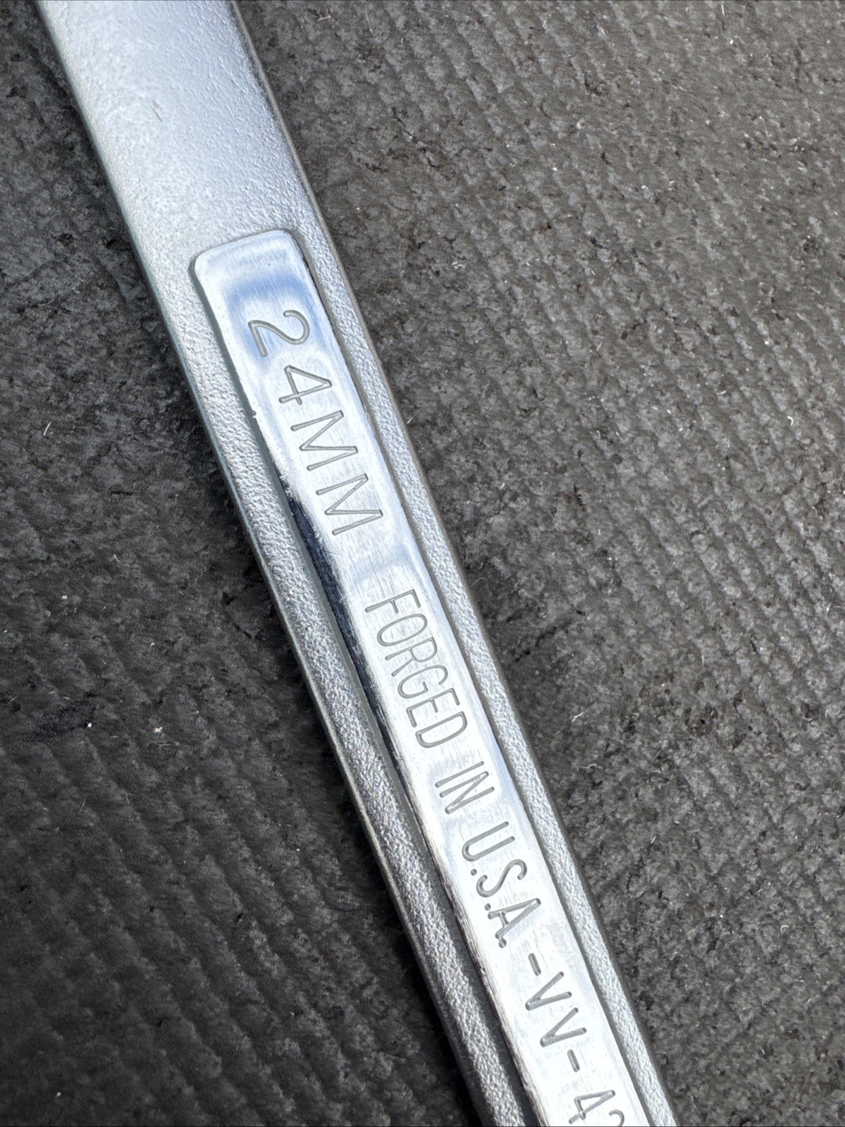 SEARS Craftsman NOS Metric MM Combination Wrench, USA 12pt, 24mm VV 42923