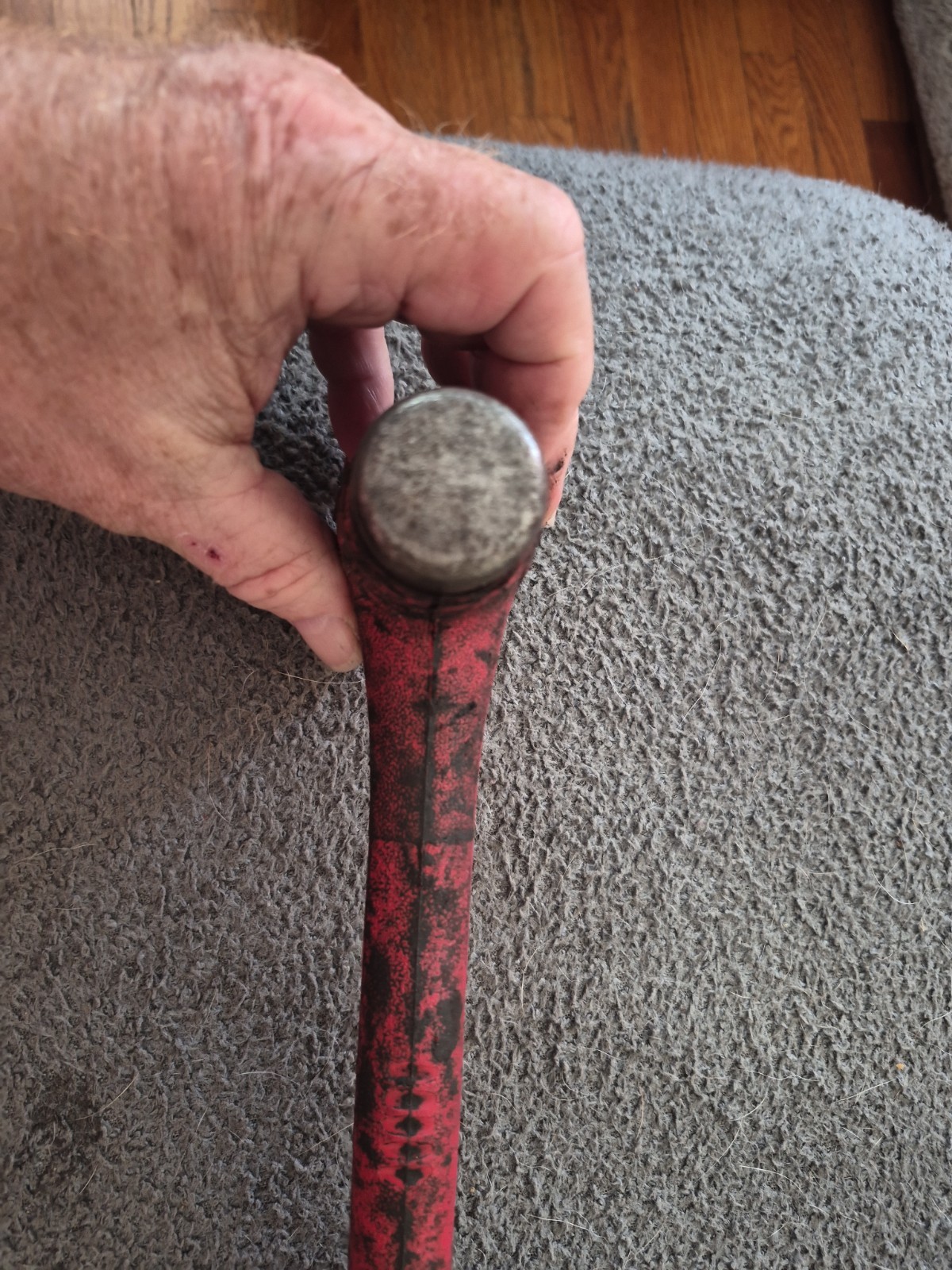 HBBD16 16oz Snap-On Dead Blow Ball Peen Hammer Red