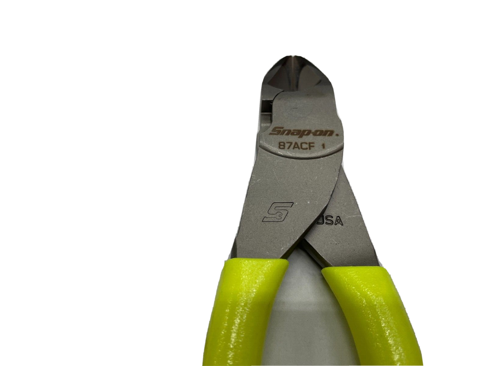Snap-on Tools USA NEW HIVIZ Soft Grip 7″ VECTOR EDGE Diagonal Cutter 87ACFHV