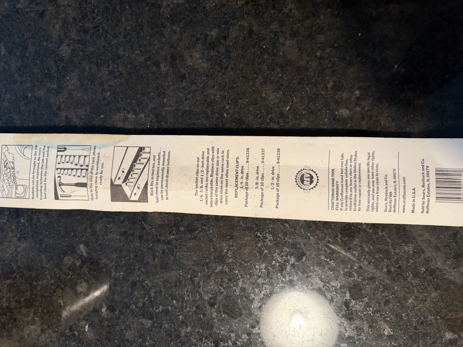 Craftsman Socket rails NOS 1/4”, 3/8” And 1/2”