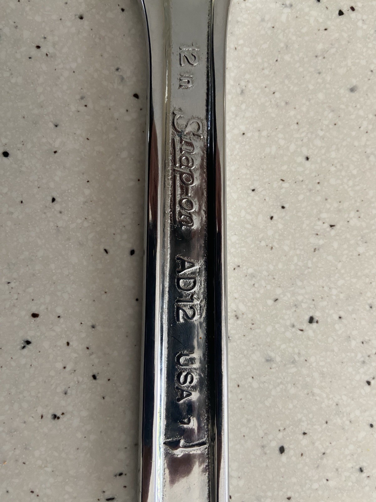 Snap On AD12 Adjustable Wrench 12” Or 300 mm Chrome Made In USA
