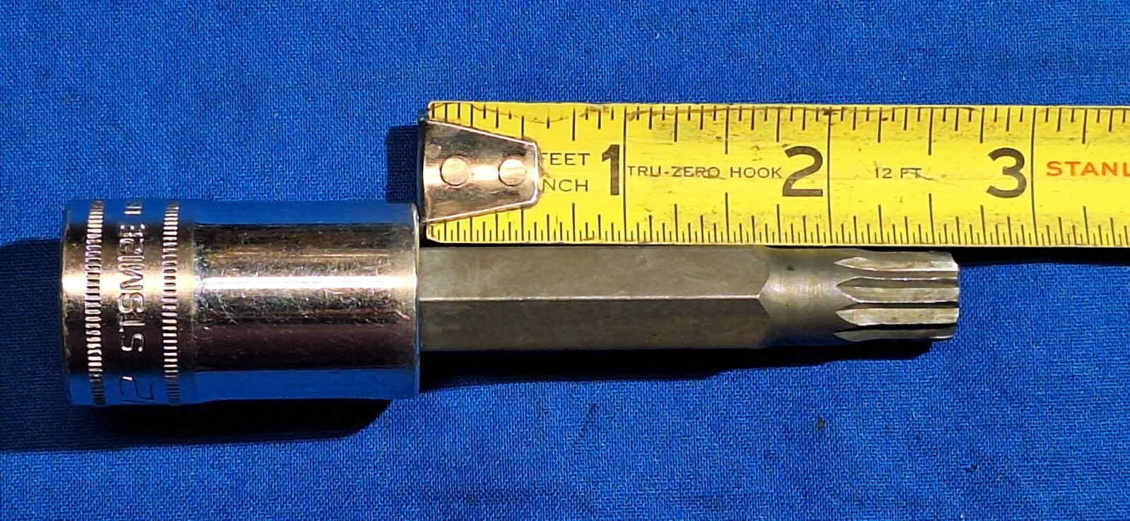 Snap-On STSM12E 1/2″ drive LONG shaft 14mm triple square socket