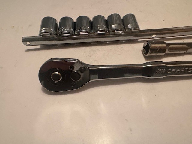 **SALE** NEW Craftsman Ratchet 1/2” Drive 8 pc Socket (12 POINT) SET