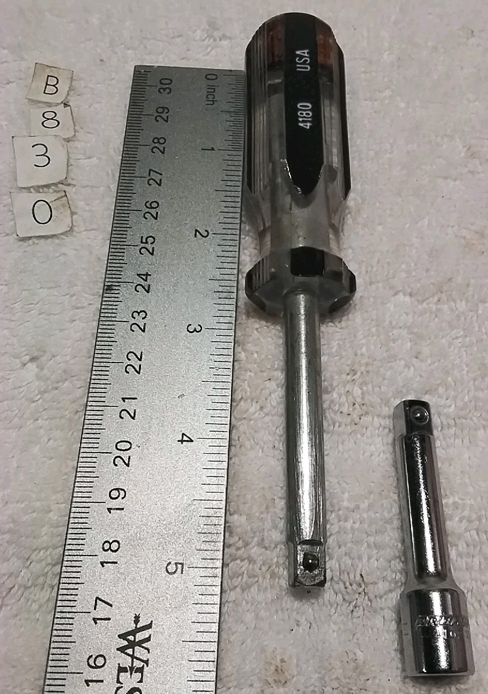 2pc PROAMERCIAN 1/4″4180 SPINNER & 1/4″ 4102 2″ EXTENSION USA 🇺🇸