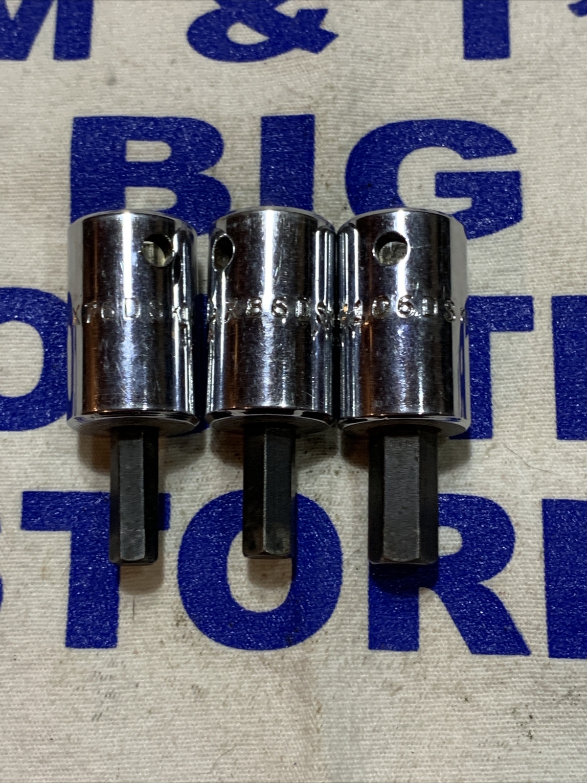Mac Tools USA 3/8″ Drive 3pc Hex SAE Socket Drivers X76DS,X86DS,X106DS