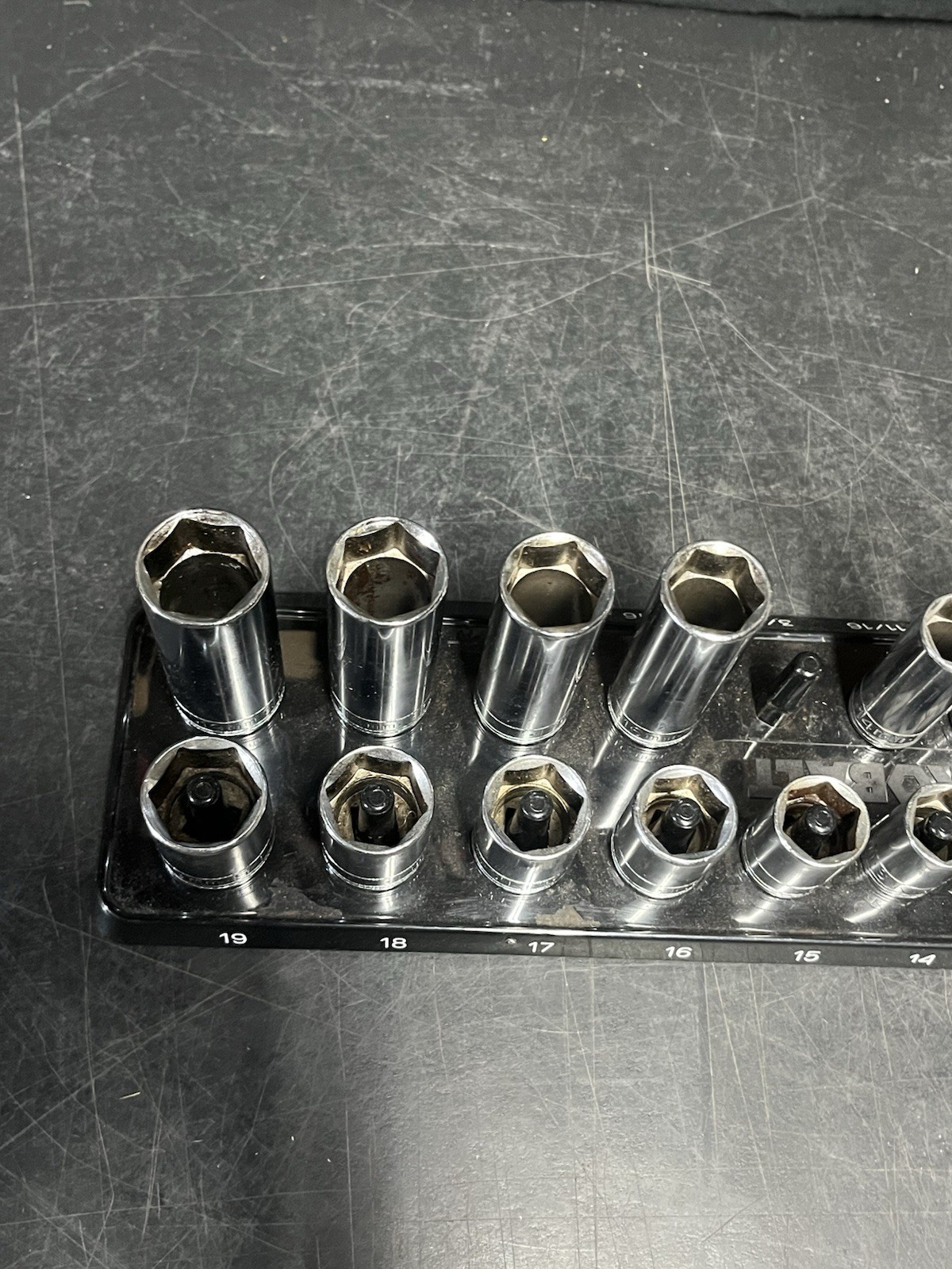 SK Professional Tools 39pc Socket Set 3/8” Drive No. 94539 SAE & MM Incomplete
