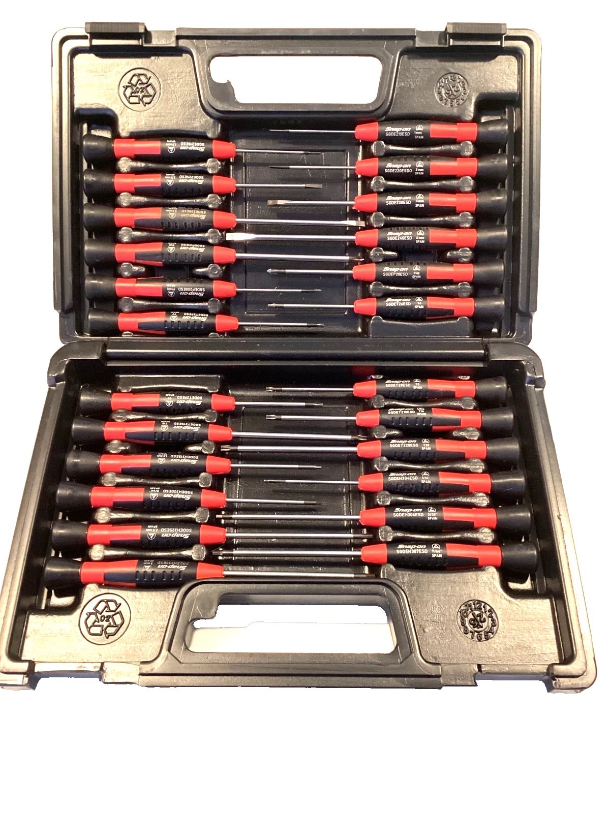 NEW Snap-on™ SGDEX24RK 24pc Electronic Miniature Master Screwdriver Set in Case