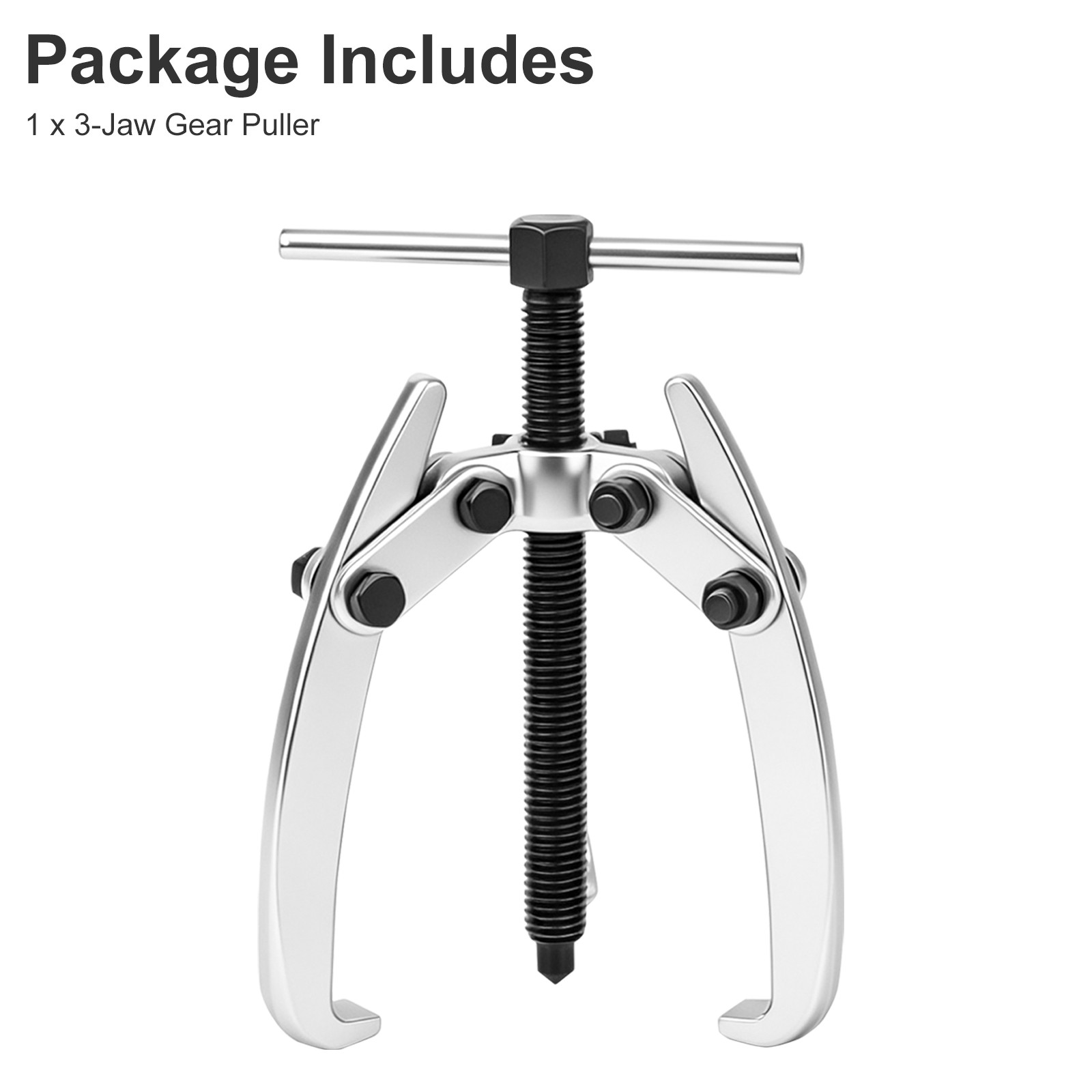 3 Jaw 3in Bearing Gear Pullers Heavy Duty Extractor Tool Adjuestable Removal Kit