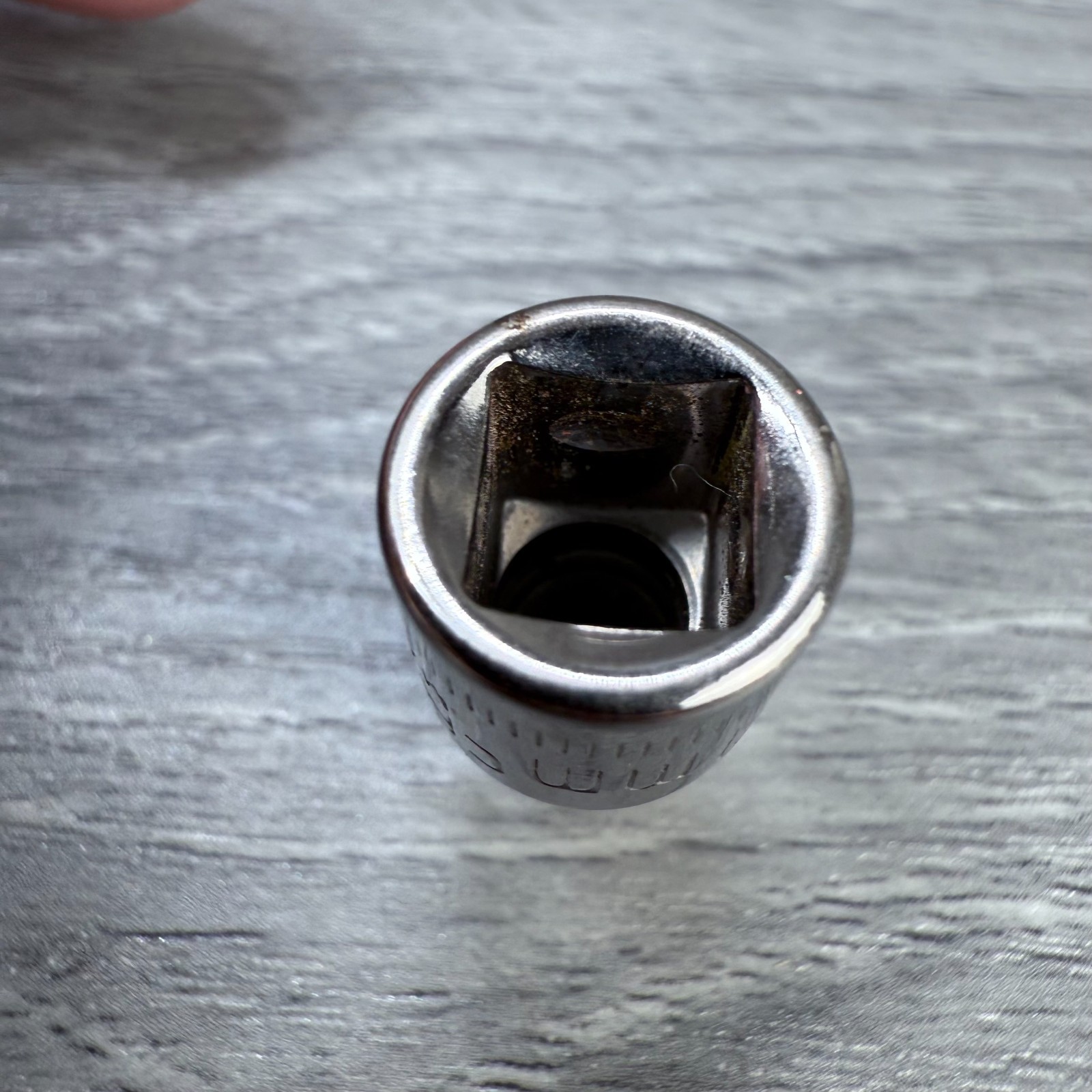 Vtg Craftsman 4mm Metric Socket 6 Point 1/4″ Drive #43505 G USA