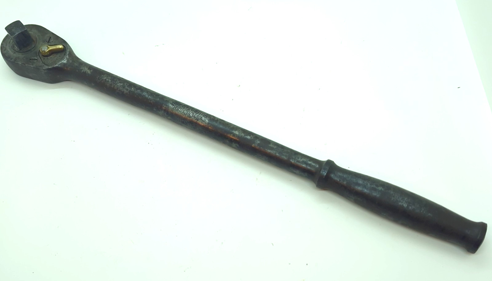 Vintage Snap-on 15″ Long 1/2″ Drive Ratchet 71-15 *USA* Broken Teeth – for Parts