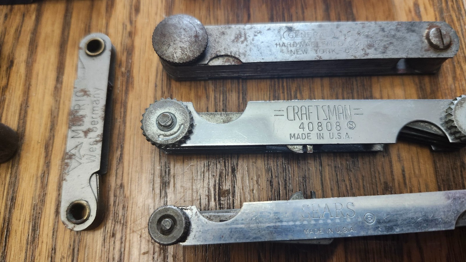 Lot (15) Machinist FEELER GAUGE SET – Screw Thread Pitch Gage Measuring tools