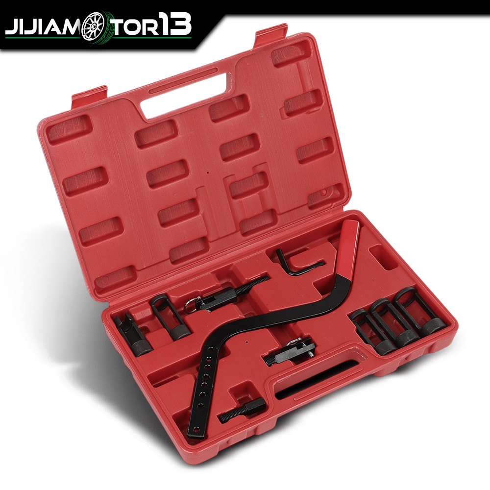 Valve Spring Compressor Kit Remover & Installer Disassembling Tool Carbon Steel