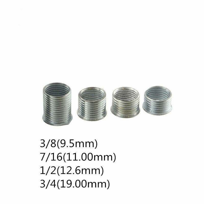 14MM Spark Plug Rethread Tool 4 Inserts Thread Reamer Tap Repair KIT Universal