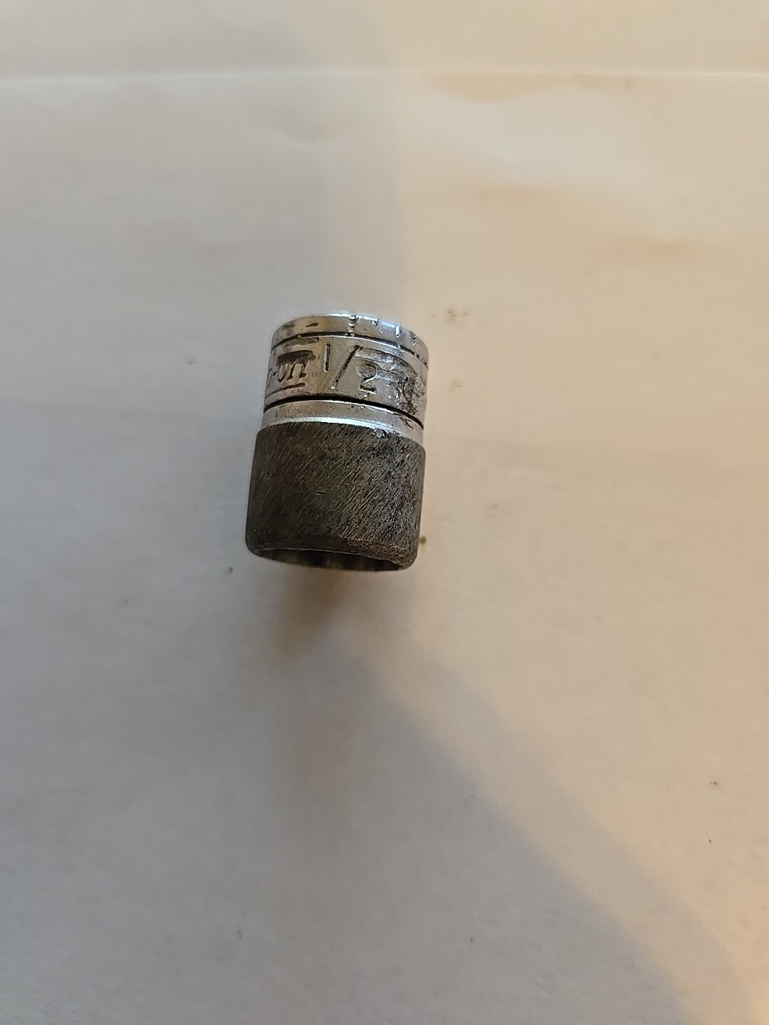 Snap On 3/8″ Drive 1/2″ 12PT Shallow Chrome Socket Modified F-161