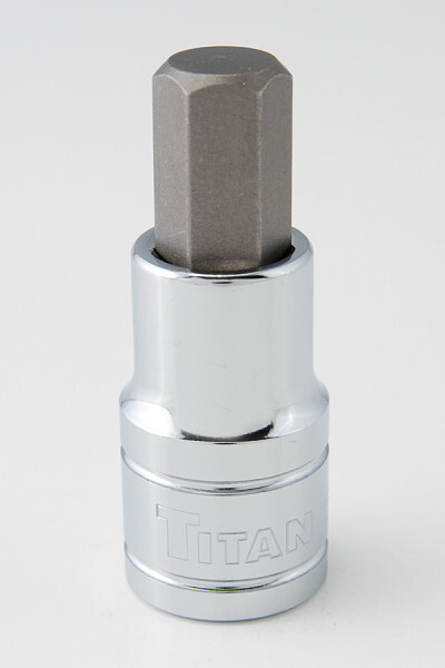 Titan 15612 1/2-Inch Drive x 12mm Hex Bit Socket – 12 mm
