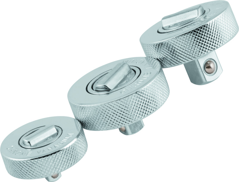 BikeMaster Fits 3-Piece Palm Ratchet Set With 1/4, 3/8 & 1/2 Inch Drives