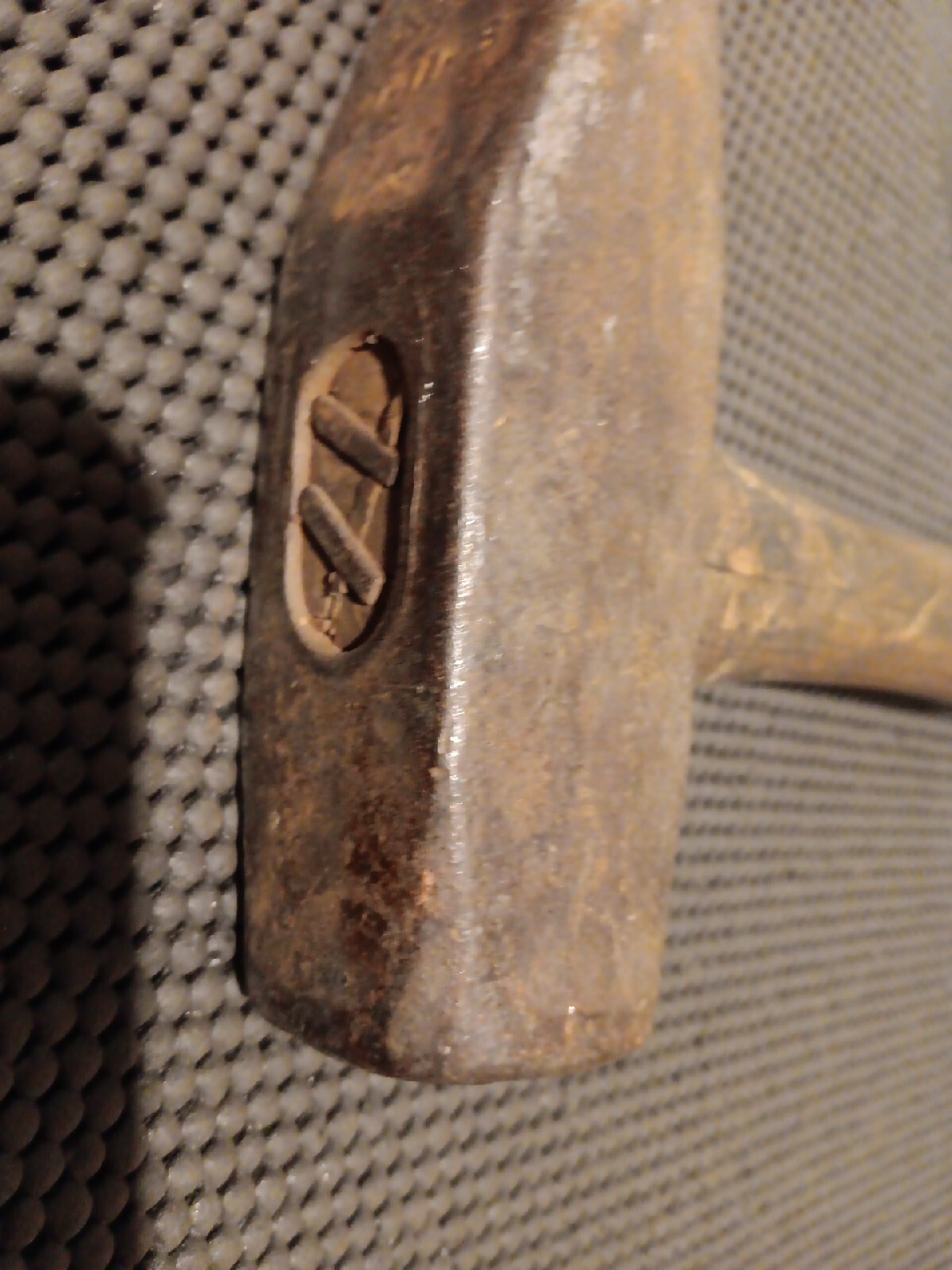 VINTAGE KEN-TOOL T11B T-11-B 14-1/2″ WOOD HANDLE 4-LB CROSS PEEN TIRE HAMMER