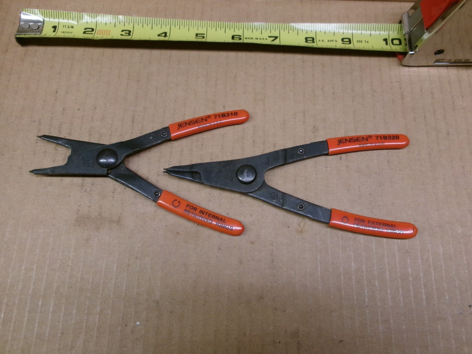 Jensen Tools USA 2-Piece Snap Ring Pliers Set 71B310 + 71B320