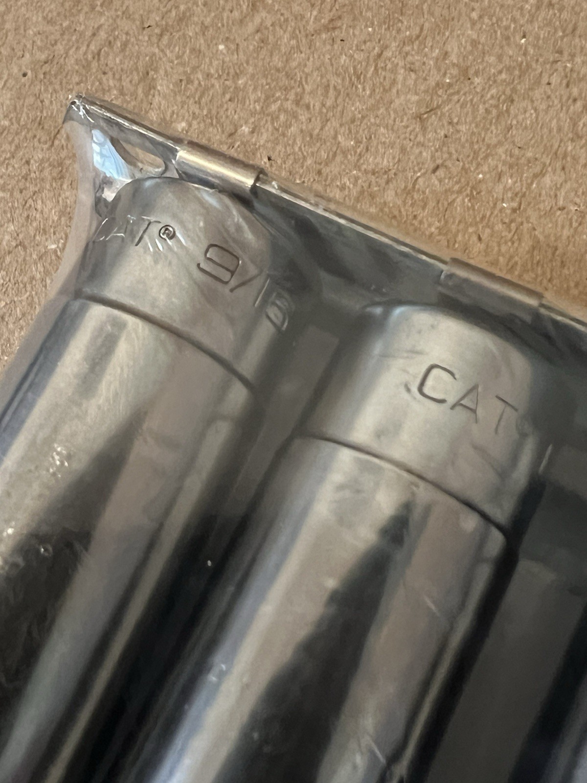 CAT/ Snap-On USA 1/4” Drive Deep Chrome 10 Piece SAE 6 Point 3/16”-9/16”