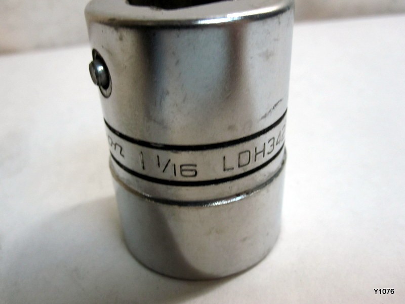 Snap On 1-1/16 Socket 12 Point 3/4 Drive LDH342