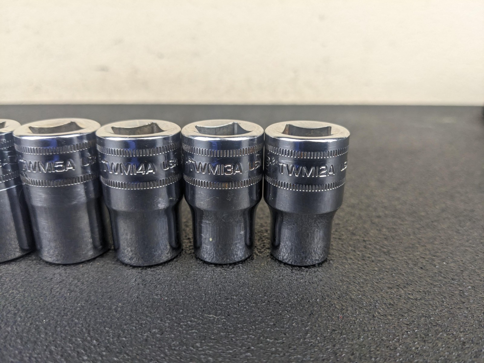 #bp494 Snap On 11pc 6 Point 1/2” drive Shallow Socket Set 24mm