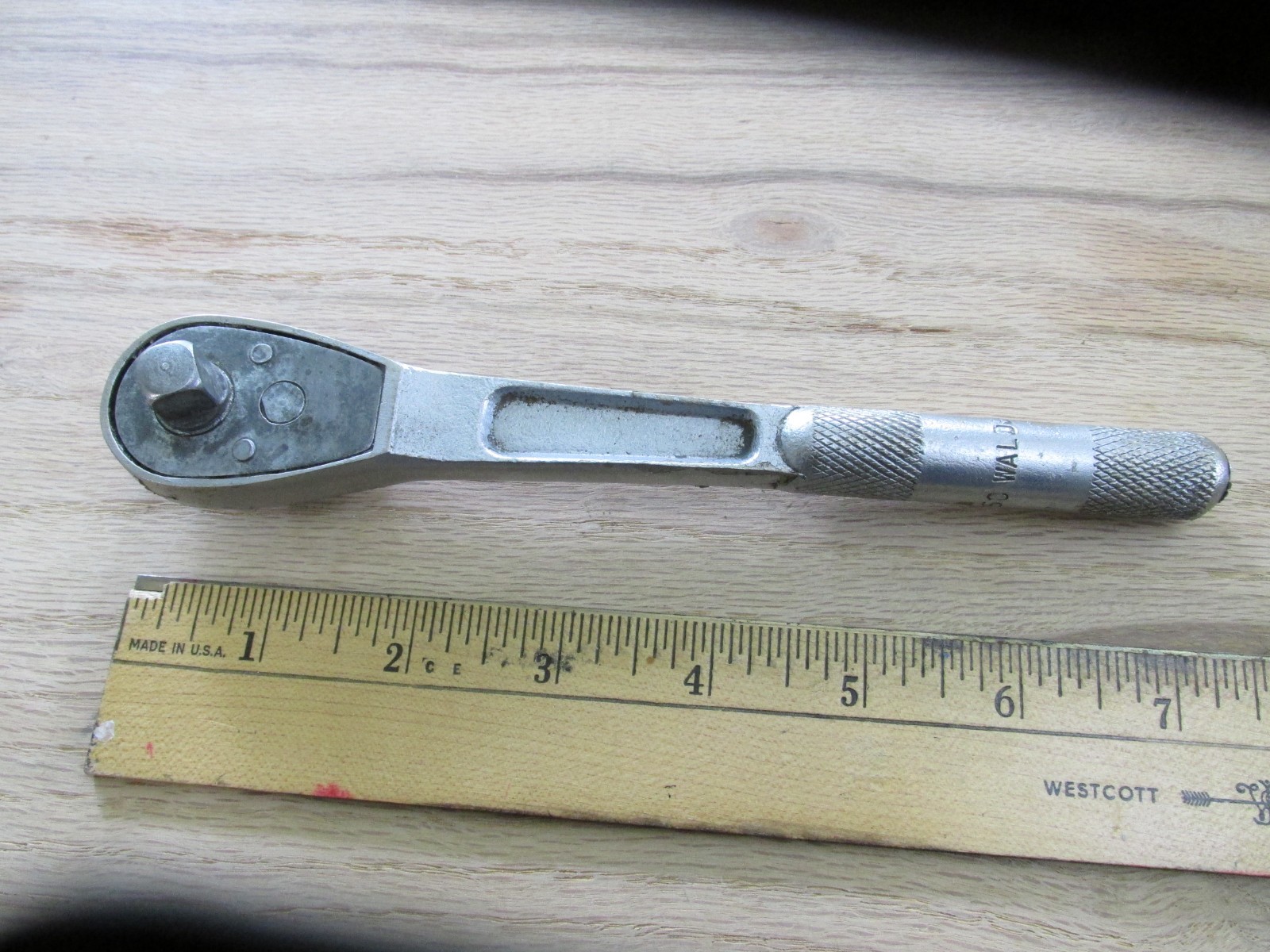 Vintage Walden 4050 3/8″ Drive Ratchet,7.5″ Long