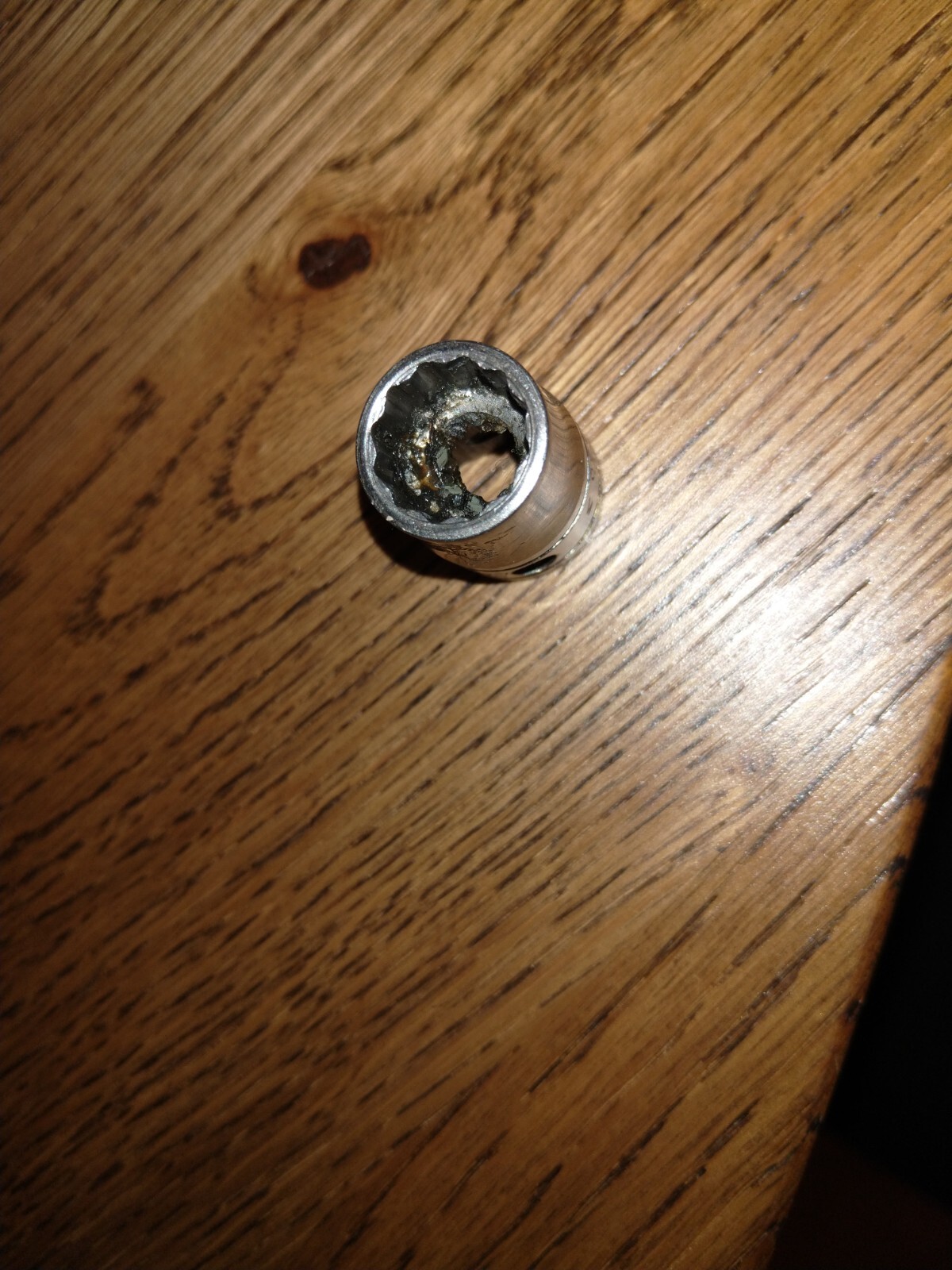 Snap-on USA 3/8″ Drive 12-Point SAE 7/16″ Flank Drive Shallow Socket F141 21gram