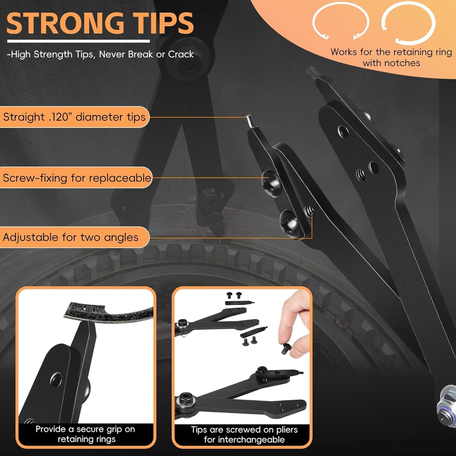 1489 26″ Transmission Large Snap Ring Pliers for GM 5L40 5L50 6L50 6L80 6L90