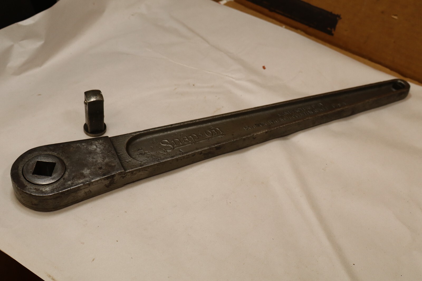 Snap On Tools USA RARE 5/8” Drive Push Thru Ratchet 18” Long VINTAGE