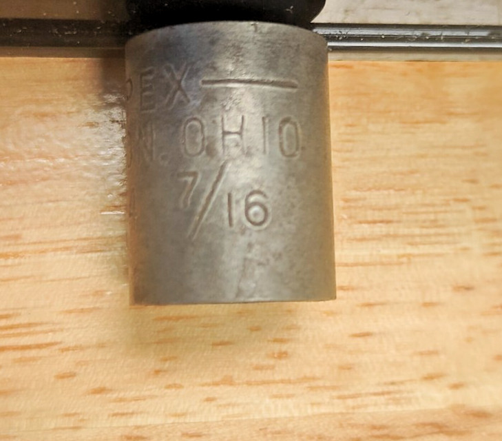 3010 Apex Dayton 7/16» Standard Socket,