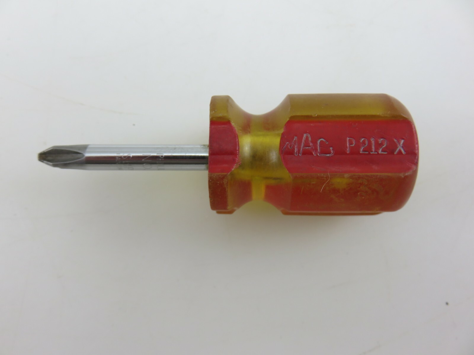 MAC TOOLS P212X Stubby Hard Handle Phillips Head No.2 Screwdriver 3.5″ Long USA