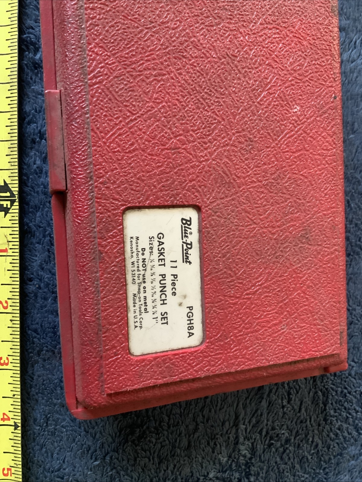 Blue Point 11pc Gasket Punch Set, Pgh8a…..used….