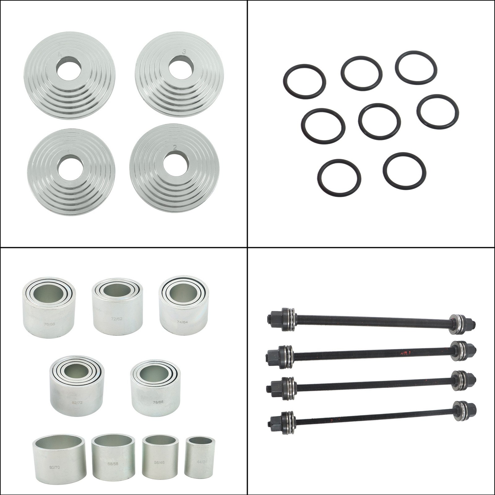 36Pc Pull and Press Sleeve Kit Steel Bush Bearing Removal Installation Tools NEW