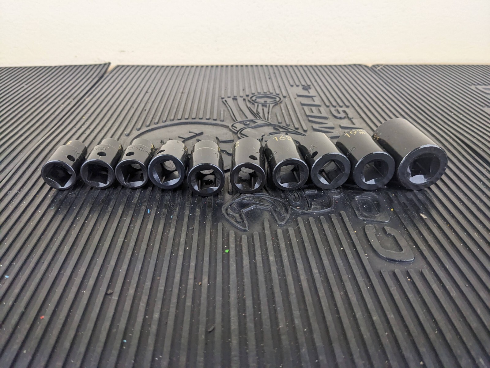 #aw458 MATCO Tools 1/2″ Drive METRIC 6 POINT IMPACT SOCKET SET