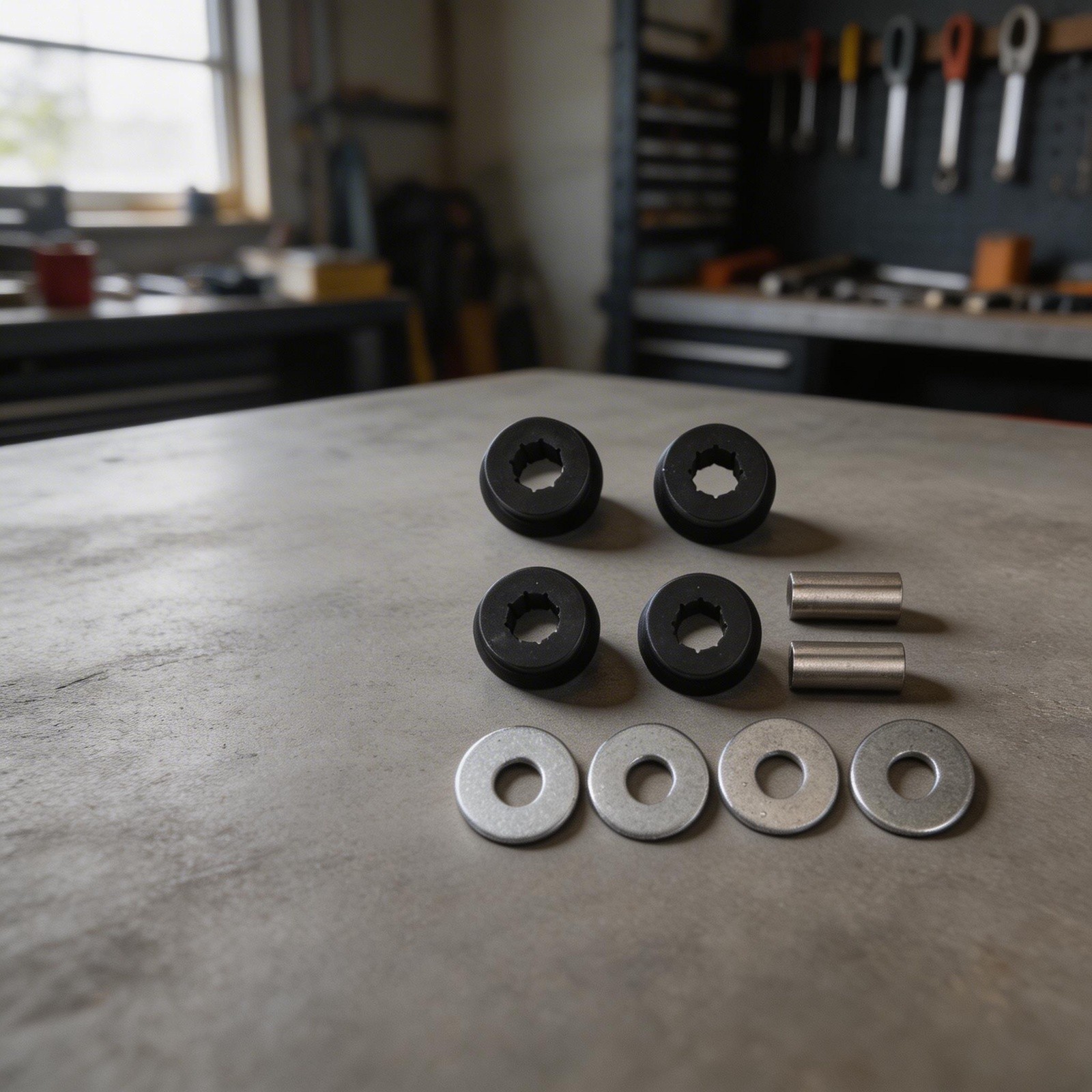 Front Differential Side Mount Bushings Kit for Hummer For H3 Year 2006 to 2010