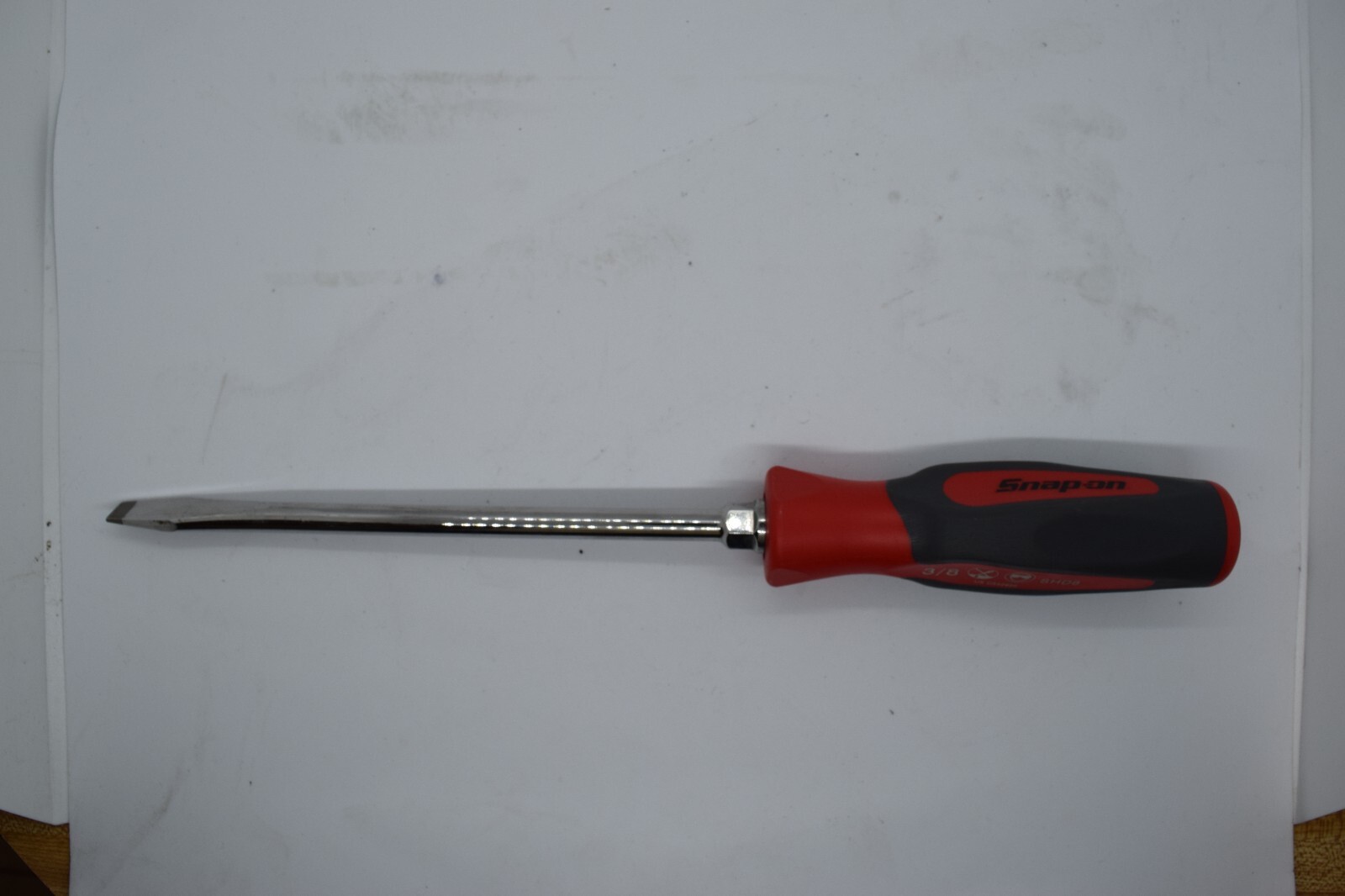 Snap-On SHD8 Flat Tip Instinct® Hard Grip Standard Screwdriver (Red)
