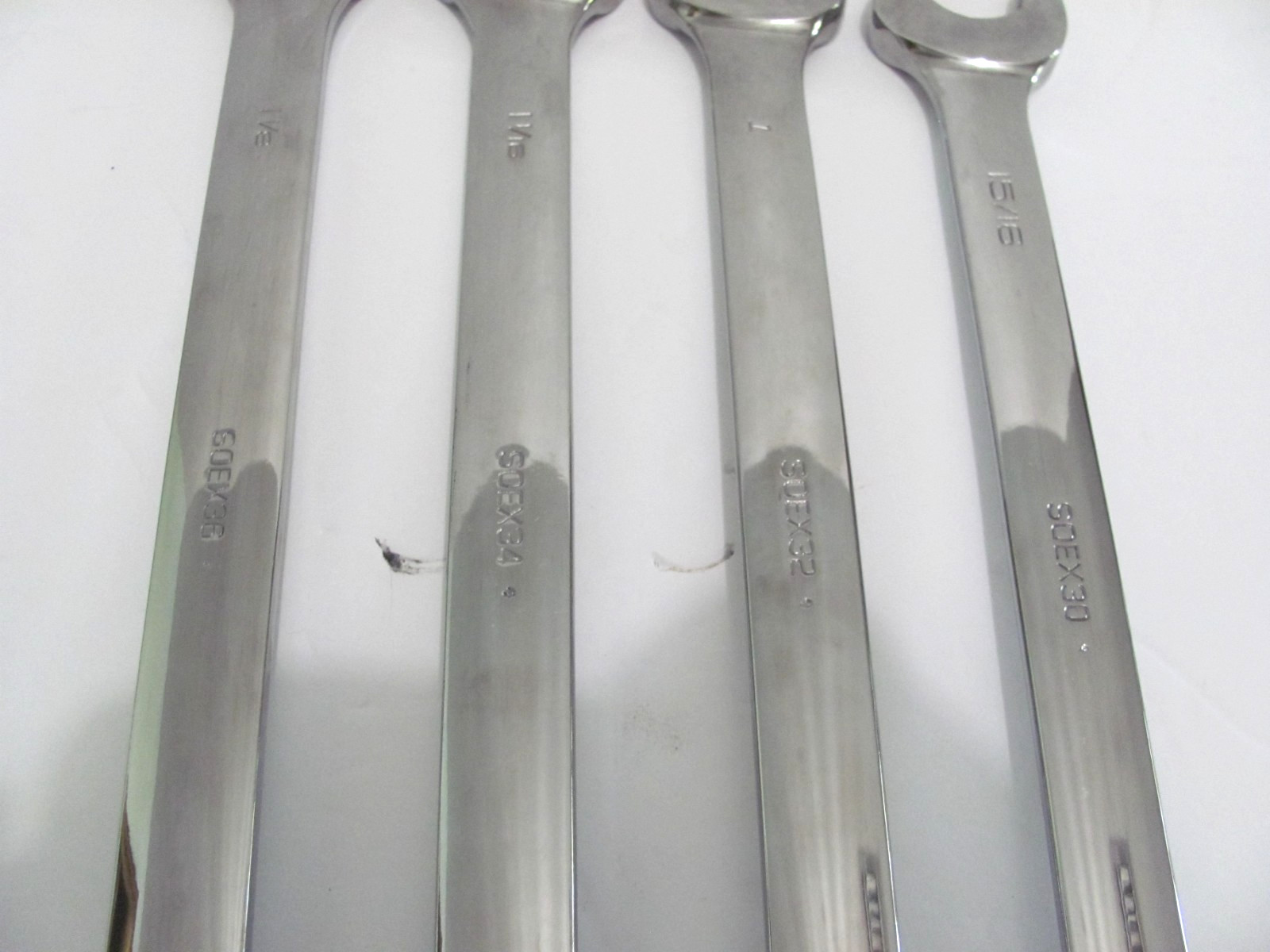 Snap-On 4 Piece 12-Point SAE Flank Wrench Set SOEX704