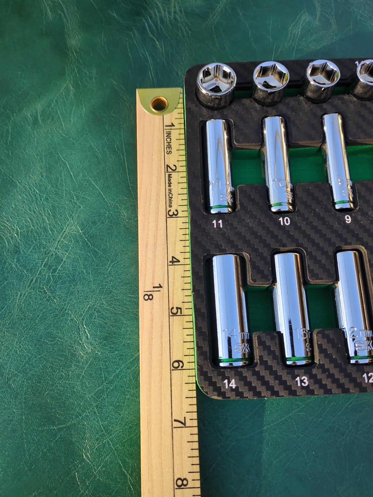 SK Professional Tools 30 Piece 1/4″ Drive METRIC Socket Set New LifetimeWarranty