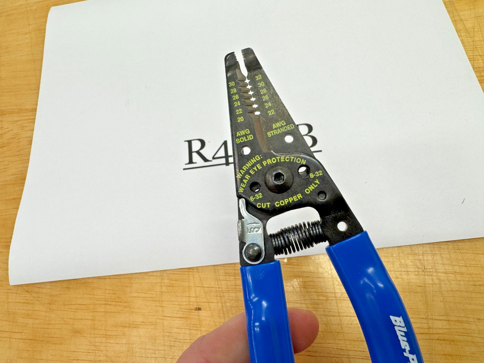 Blue-Point Tools MADE IN USA NEW Soft Grip 7″ Wire Stripper Cutter Pliers PWC7A