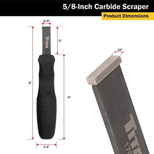 Titan Tools 17010 5/8-Inch Carbide Scraper