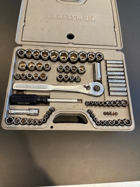 Vintage Craftsman Socket Set Metric & SAE 33676 1/4″ 3/8″ 1/2″ w Case 76 PIECE