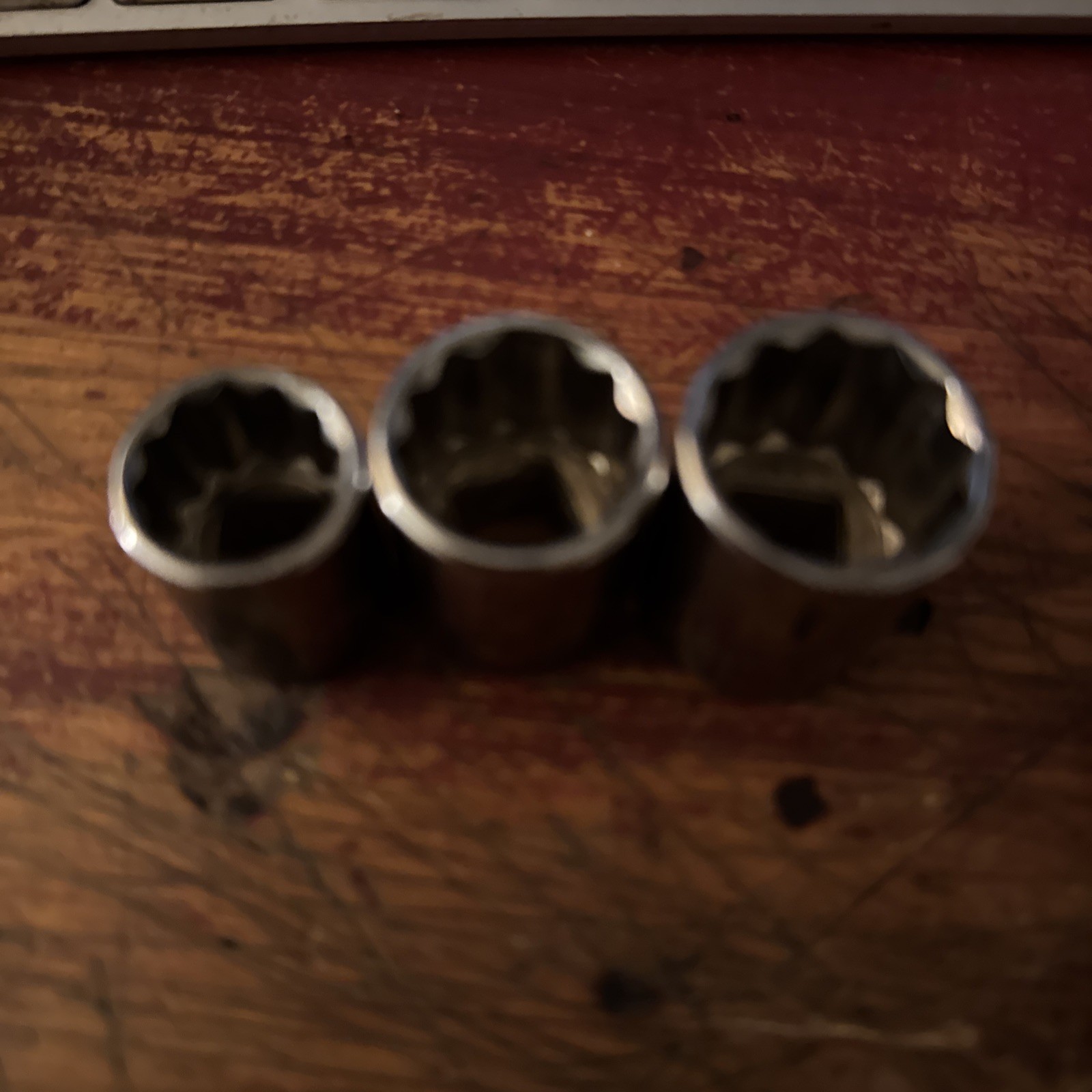 Craftsman USA 17mm 18mm and 14mm 3/8″ shallow Drive 12 PT sockets G series USA C
