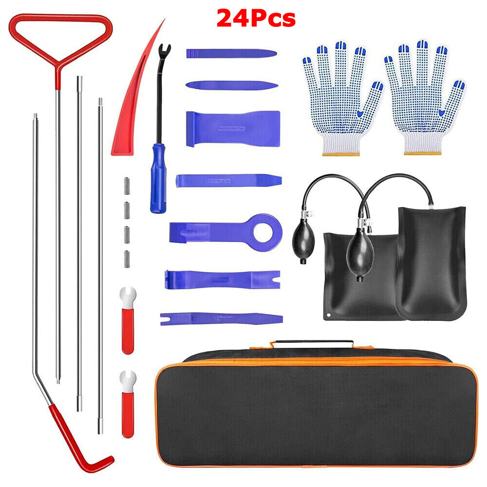Emergency Auto Tool Car Window Door Lock Unlock Out Repair Tool Kits US STOCK