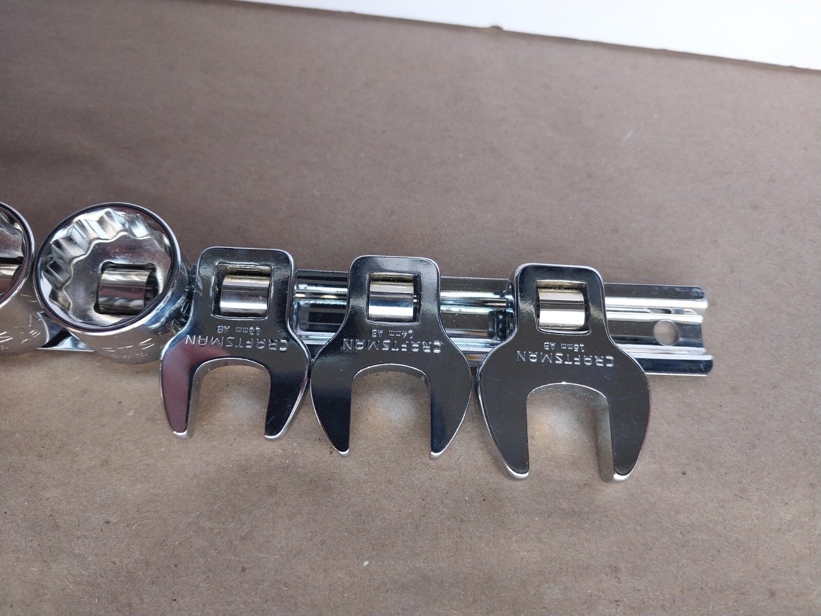 Craftsman Crows Foot And Socket Set AB Series 3/8″ Drive Metric Rare