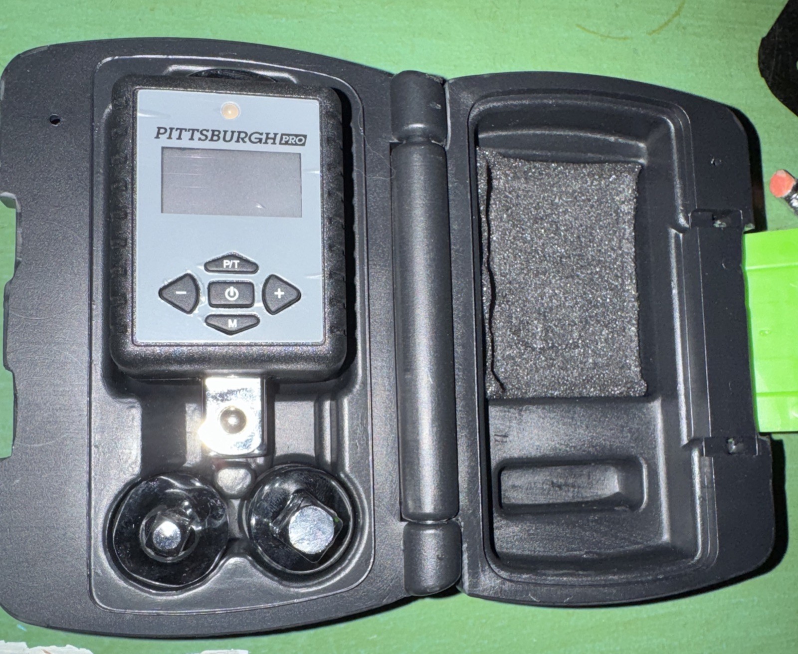 Pittsburgh Pro 1/2″ Digital Torque Square Drive Adapter + 3/8″ X 1/4″ With Case